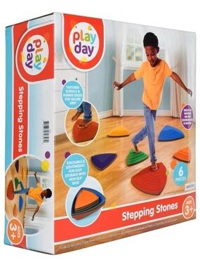 Play Day Kids Stepping Stones Set - Multicolor Balance Stones